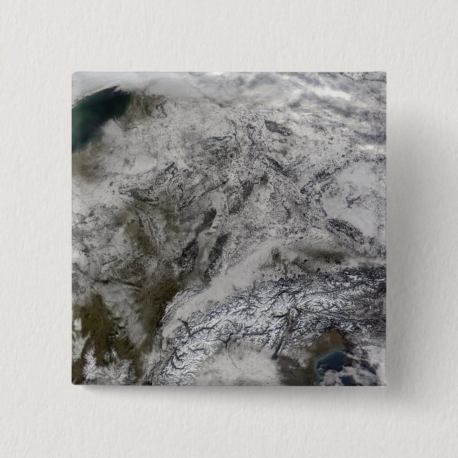 Snö i Europa Knapp (Framsida)