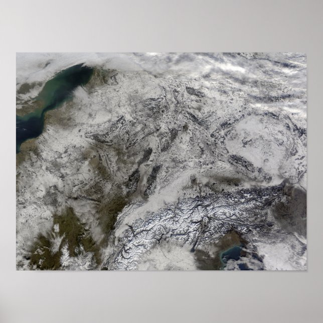 Snö i Europa Poster (Framsidan)