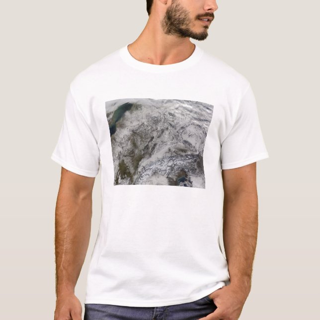 Snö i Europa T-shirt (Framsida)