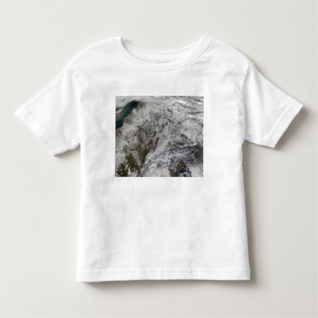 Snö i Europa T-shirt (Framsida)