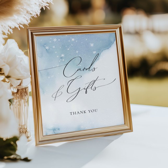 Snö i Kärlek Blue Möhippa Cards & Gips Poster (Skapare uppladdad)