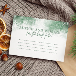 Snö i Kärlek Möhippa Advice Önskemål för Bride Tilläggskort