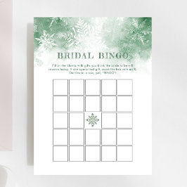 Snö i Kärlek Möhippa Bingo Game