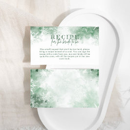 Snö i Kärlek Möhippa, mottagare av Bride Tilläggskort