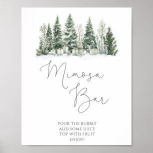 Snö I Kärlek Möhippa Poster Mimosa pub