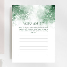 Snö i Kärlek Möhippa, vem är jag?