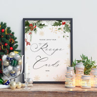 Snö i Kärlek Recipe Cards Winter Möhippa