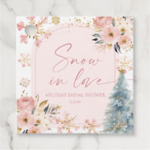 Snö i Kärlek Rosa Snowflake Winter Möhippa