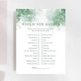 Snö i Kärlek skulle hon hellre vilja ha Möhippa sp