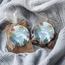 Snö i kärlek snöiga tallar vinter bröllopsdusch