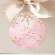 Snö I Kärlek Vinter Värld Bröllopsdusch