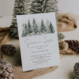 Snö i Kärlek VinterMöhippa Inbjudningar