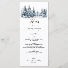 Snö i Kärlek vinterskog i gräs Meny