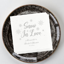 Snö i kärlek Vit Vinter Bröllopsfest