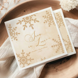 Snö i Kärlek Winter Wonderland Möhippa Pappersservett