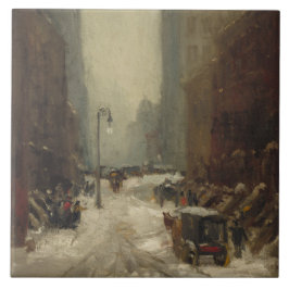 Snö i New York City (Winter in NYC) Kakelplatta