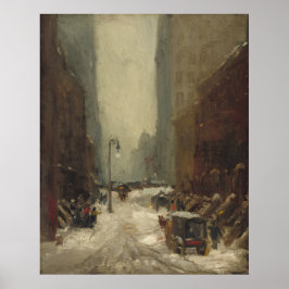 Snö i New York City (Winter in NYC) Poster