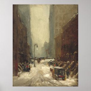 Snö i New York - Robert Henri Fine Art Poster