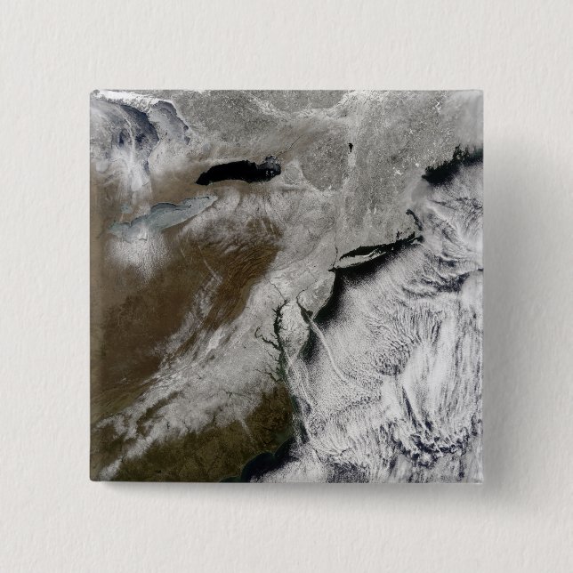 Snö i nordöstra Stater Knapp (Framsida)