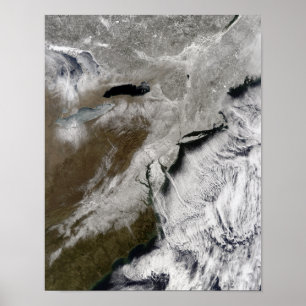 Snö i nordöstra Stater Poster