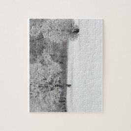 Snö i parken pussel