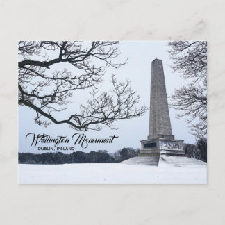 Snö i Phoenix Park, Dublin, Irland Vykort