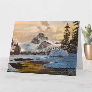Snö i Rocky mountains, av Gary Poling Kort