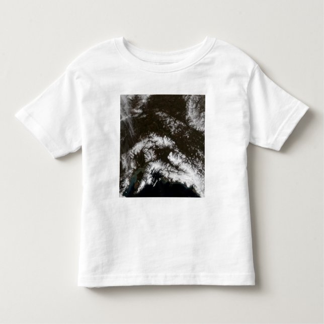 Snö i södra centrala Alaska T-shirt (Framsida)