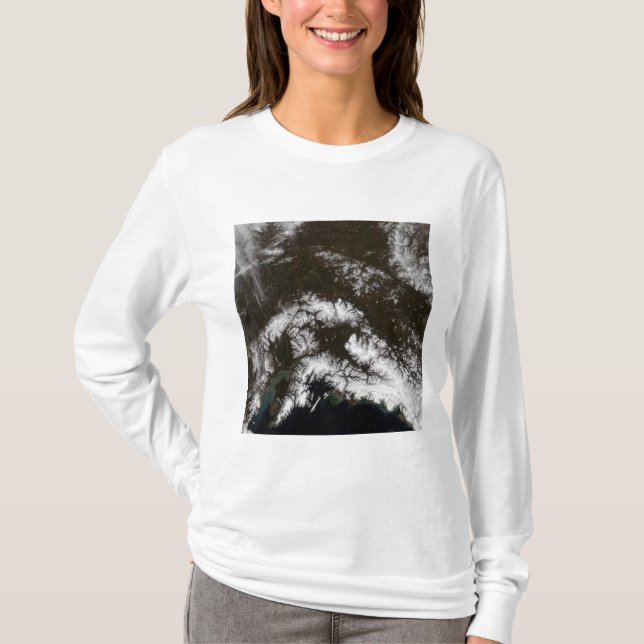 Snö i södra centrala Alaska Tee Shirt (Framsida)