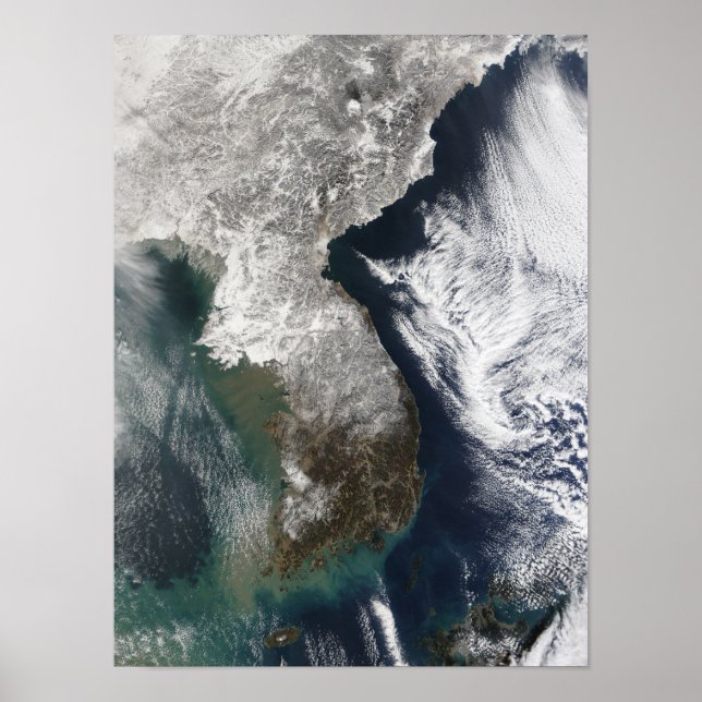 Snö i Sydkorea Poster (Framsidan)