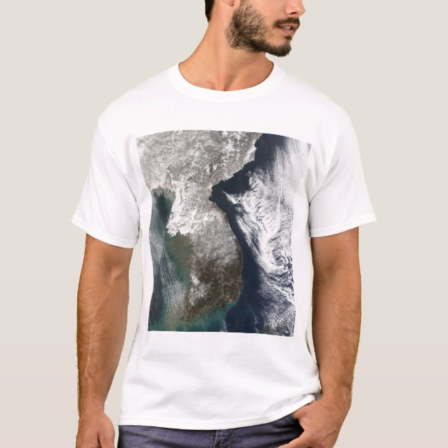 Snö i Sydkorea T Shirt (Framsida)