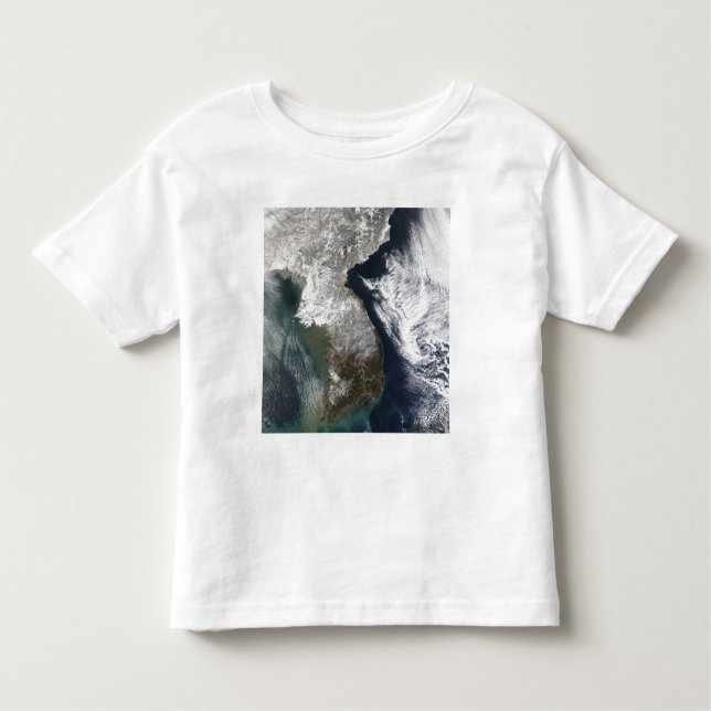 Snö i Sydkorea Tee Shirt (Framsida)