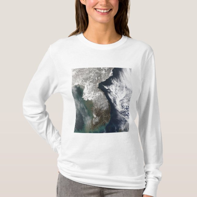 Snö i Sydkorea Tee Shirt (Framsida)