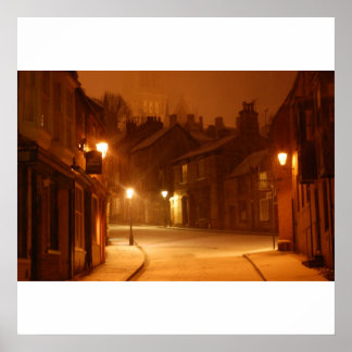 Snö in Lincoln Print Poster