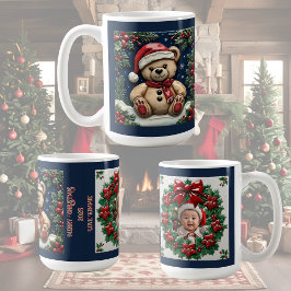 Snö jul björn kaffemugg