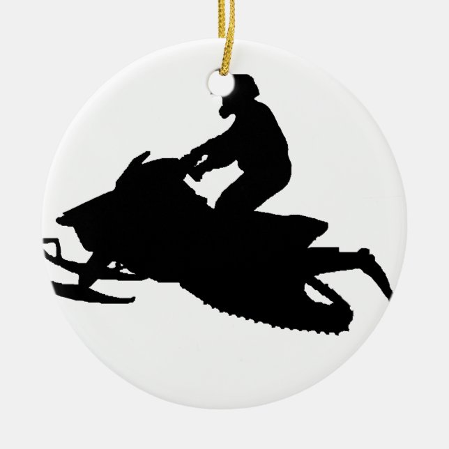 Snö Julgransprydnad Keramik (Framsidan)