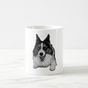 Snö-Kissed Corgi Hej Kaffemugg