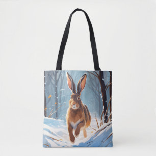 Snö-Kissed: Hare Springa Tygkasse
