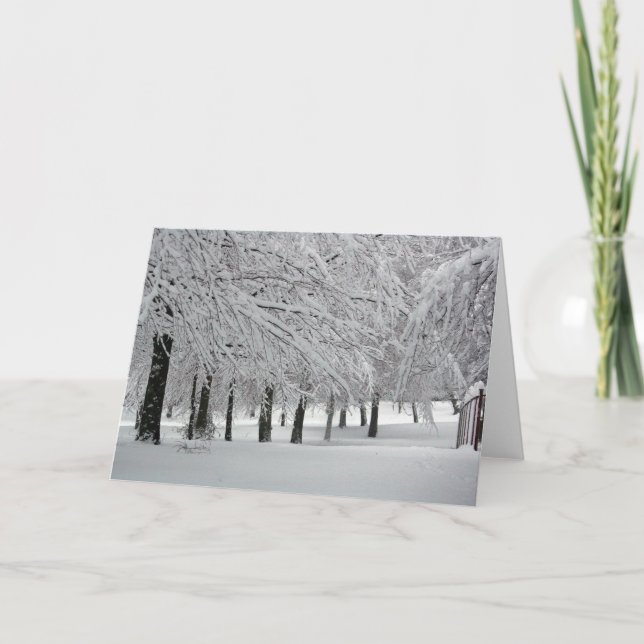 snö kort (Framsida)