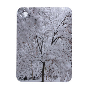 Snö-Laden Träd Magnet