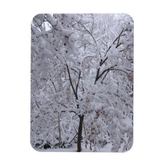 Snö-Laden Träd Magnet