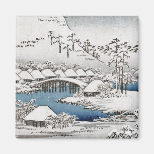 Snö landskap magneten magnet