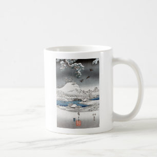 Snö landskap muggar & koppar