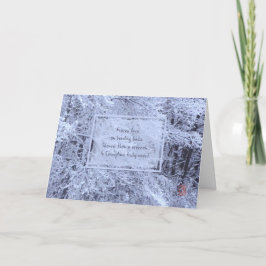 Snö-lastad Grenar-vinter.. Kort