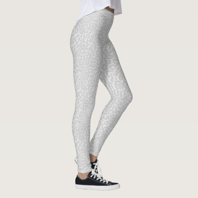 Snö Leopard Animal Print Leggings (Höger)