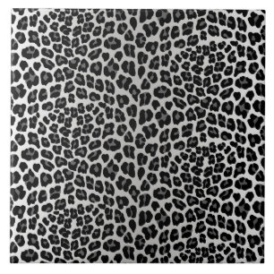 Snö leopard kakelplatta