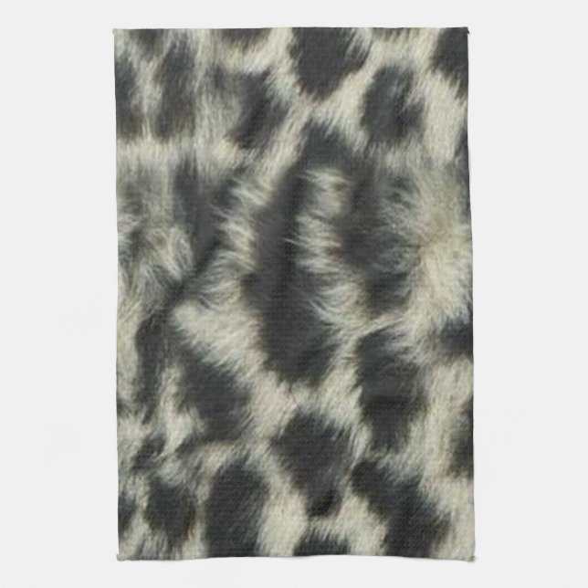 Snö Leopard Kitchen Towel Kökshandduk (Vertikal)
