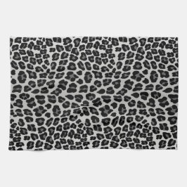 Snö leopard kökshandduk