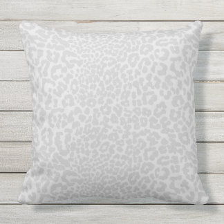Snö Leopard Kudde