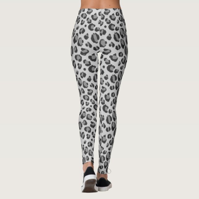Snö Leopard Leggings (Baksida)